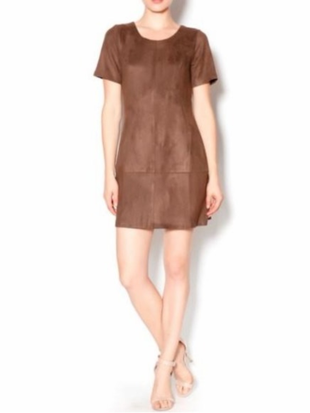 Anthropology Paper Crane Faux Suede Mini Dress Women’s Size XS